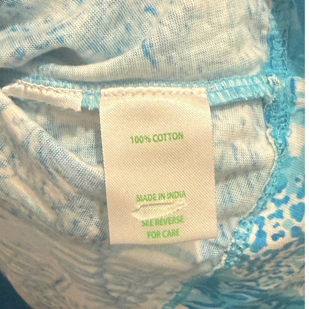 Lilly Pulitzer Easley Short Sleeve Dress Amalfi Blue Sunny State of‎ Mind XS - Picture 8 of 9